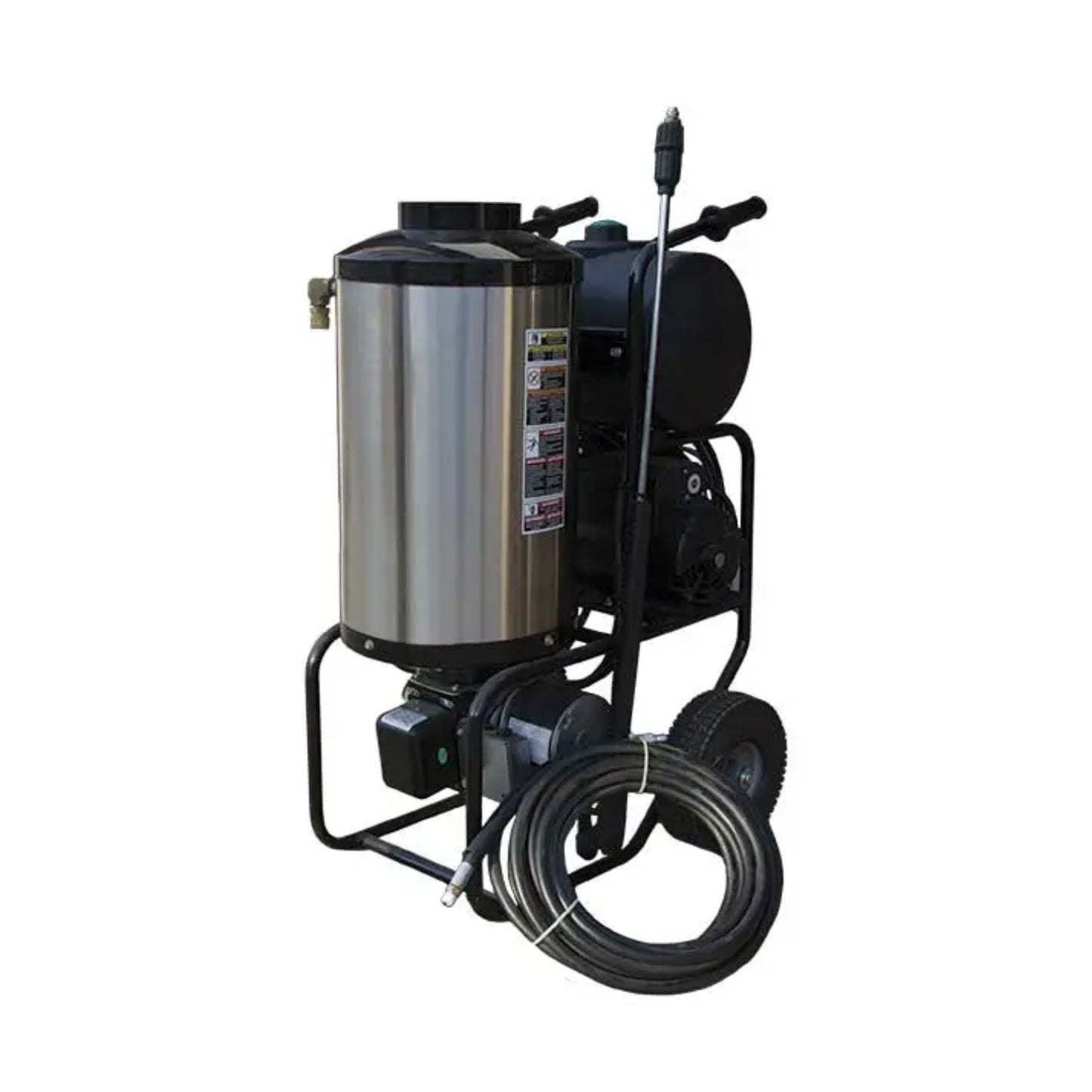 Delux® Electric-Powered Engine Hot Water Pressure Washer Machine Cart with 3.0 GPM at 2000 PSI