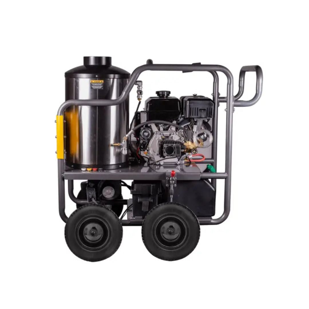 BE 4,000 PSI - 4.0 GPM Warrior Hot Water Pressure Washer with Powerease 420 Engine and AR Triplex Pump - Commercial Series