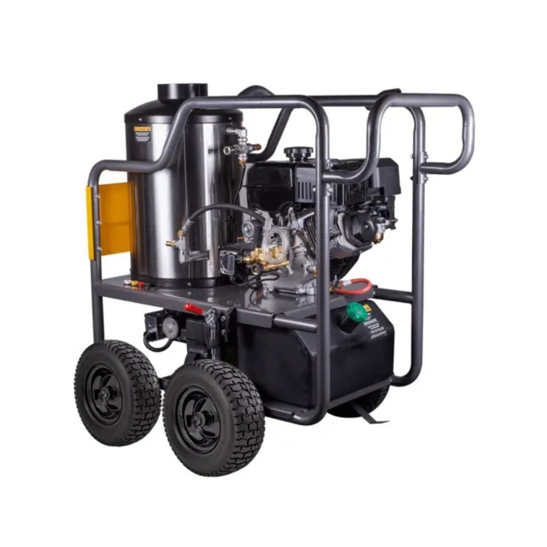 BE 4,000 PSI - 4.0 GPM Warrior Hot Water Pressure Washer with Powerease 420 Engine and AR Triplex Pump - Commercial Series