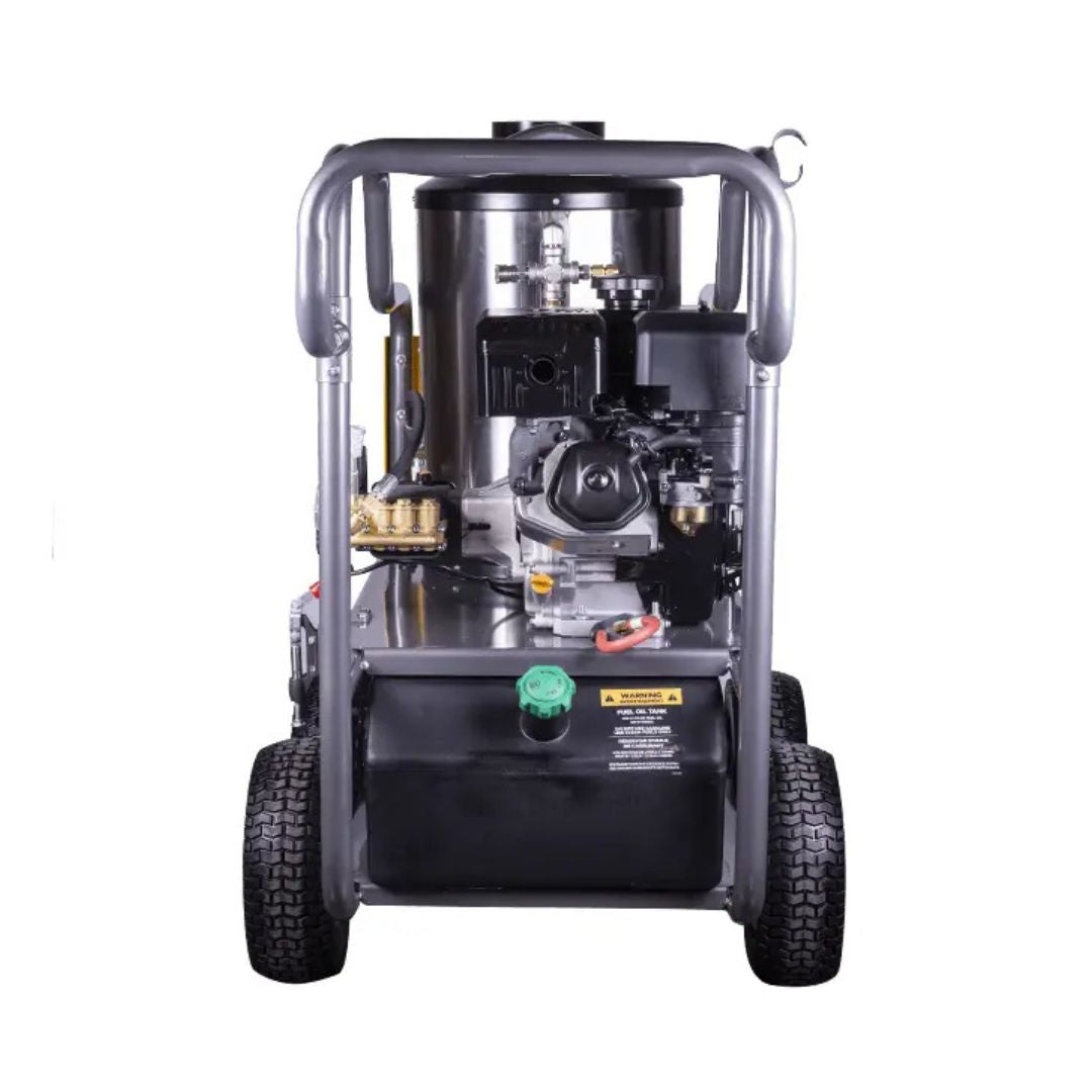 BE 4,000 PSI - 4.0 GPM Warrior Hot Water Pressure Washer with Powerease 420 Engine and AR Triplex Pump - Commercial Series