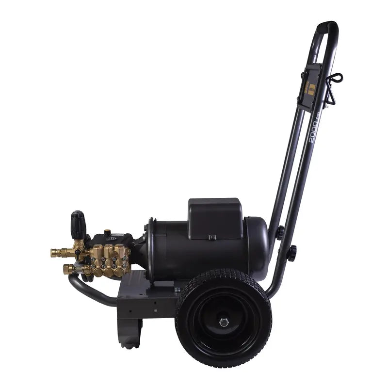BE 2,000 PSI - 3.5 GPM Cyclone F125G Electric Pressure Washer with Baldor Motor and AR Triplex Pump - Commercial Series
