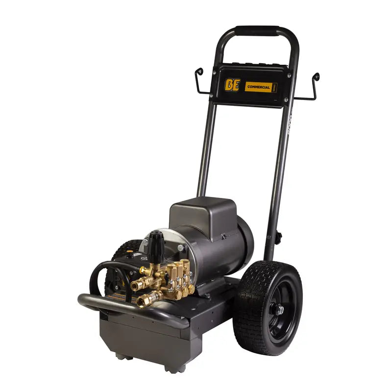 BE 2,700 PSI - 3.5 GPM Cyclone F125G Electric Pressure Washer with Baldor Motor and AR Triplex Pump - Commercial Series