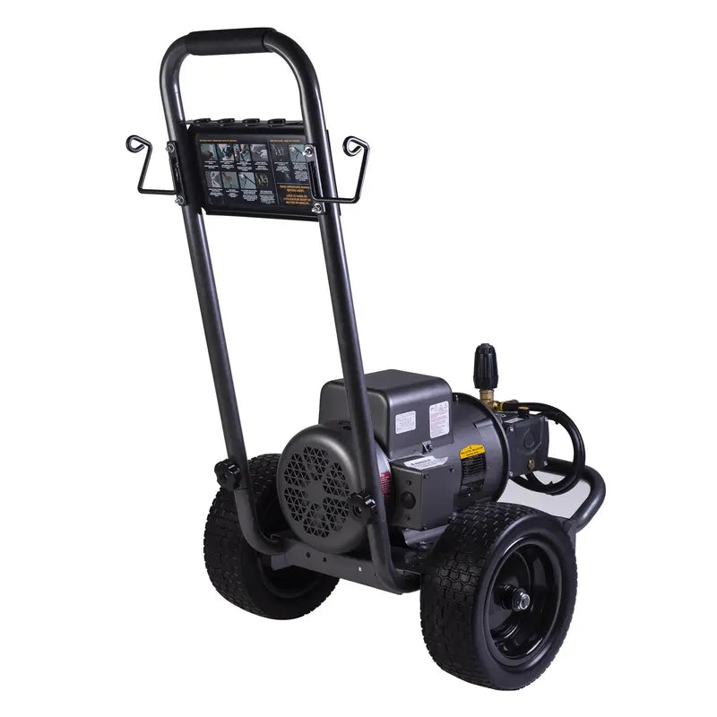 BE 2,700 PSI - 3.5 GPM Cyclone F125G Electric Pressure Washer with Baldor Motor and AR Triplex Pump - Commercial Series