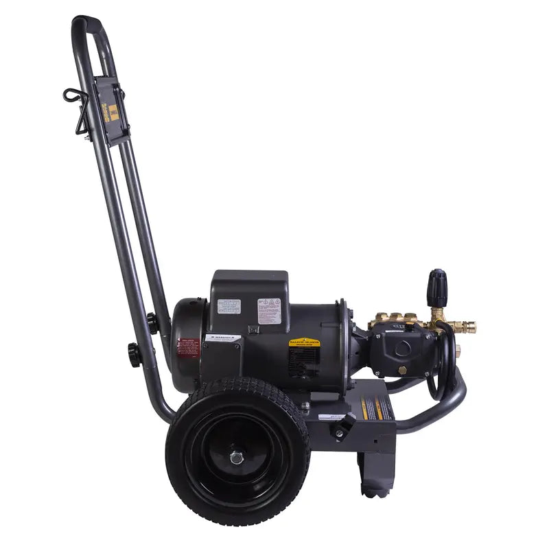 BE 2,700 PSI - 3.5 GPM Cyclone F125G Electric Pressure Washer with Baldor Motor and AR Triplex Pump - Commercial Series