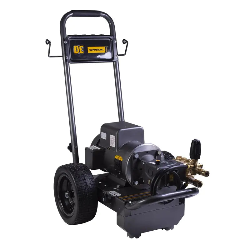 BE 2,700 PSI - 3.5 GPM Cyclone F125G Electric Pressure Washer with Baldor Motor and AR Triplex Pump - Commercial Series