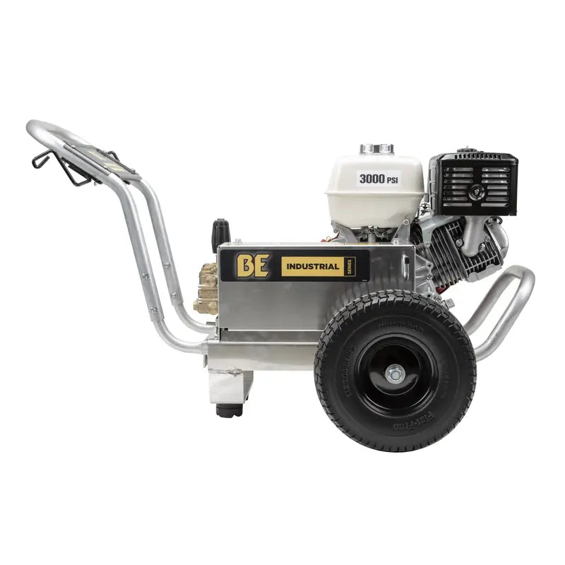 BE 3,000 PSI - 5.0 GPM Gas-Powered Engine Cold Water Pressure Washer with Honda GX390 Engine and Comet Triplex Pump - Industrial Series