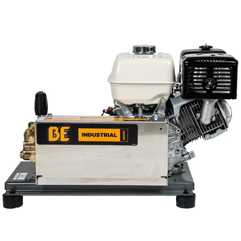 BE 3,000 PSI - 5.0 GPM Gas-Powered Engine Cold Water Pressure Washer with Honda GX390 Engine and Comet Triplex Pump - Industrial Series