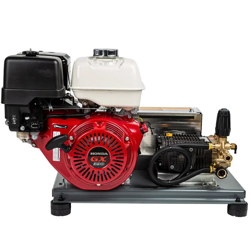 BE 3,000 PSI - 5.0 GPM Gas-Powered Engine Cold Water Pressure Washer with Honda GX390 Engine and Comet Triplex Pump - Industrial Series