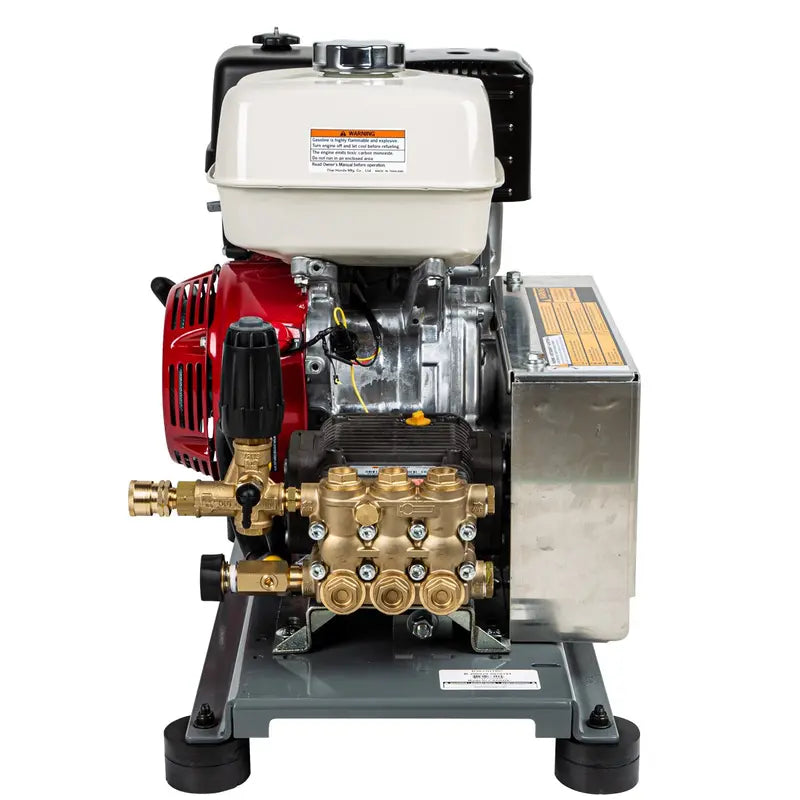BE 3,000 PSI - 5.0 GPM Gas-Powered Engine Cold Water Pressure Washer with Honda GX390 Engine and Comet Triplex Pump - Industrial Series