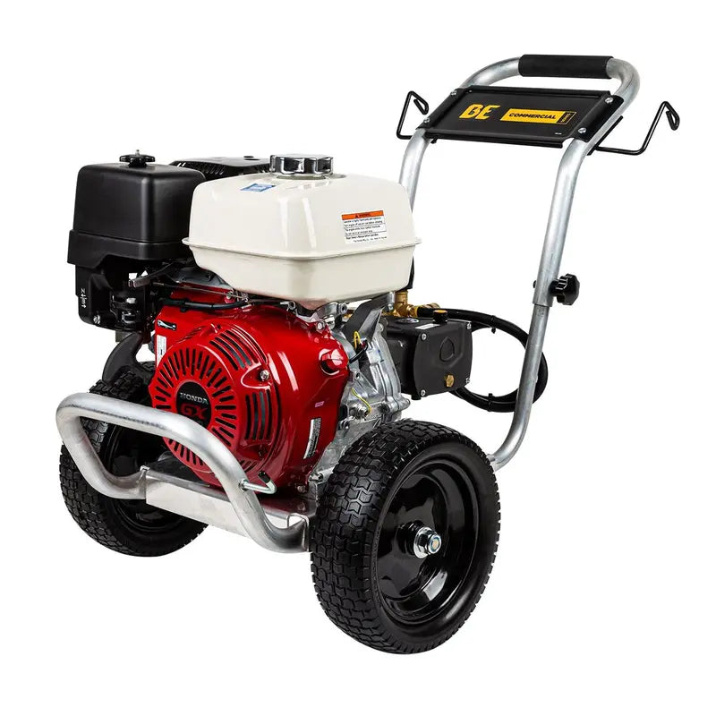BE 4,000 PSI - 4.0 GPM Gas-Powered Engine Cold Water Pressure Washer with Honda GX390 Engine and AR Triplex Pump - Commercial Series