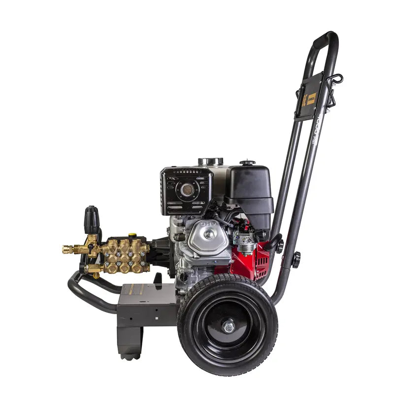 BE Gas-Powered Engine Cold Water Pressure Washer with Honda GX390 Engine and General Triplex Pump - Commercial Series