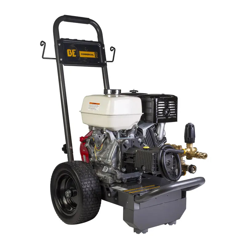 BE Gas-Powered Engine Cold Water Pressure Washer with Honda GX390 Engine and General Triplex Pump - Commercial Series