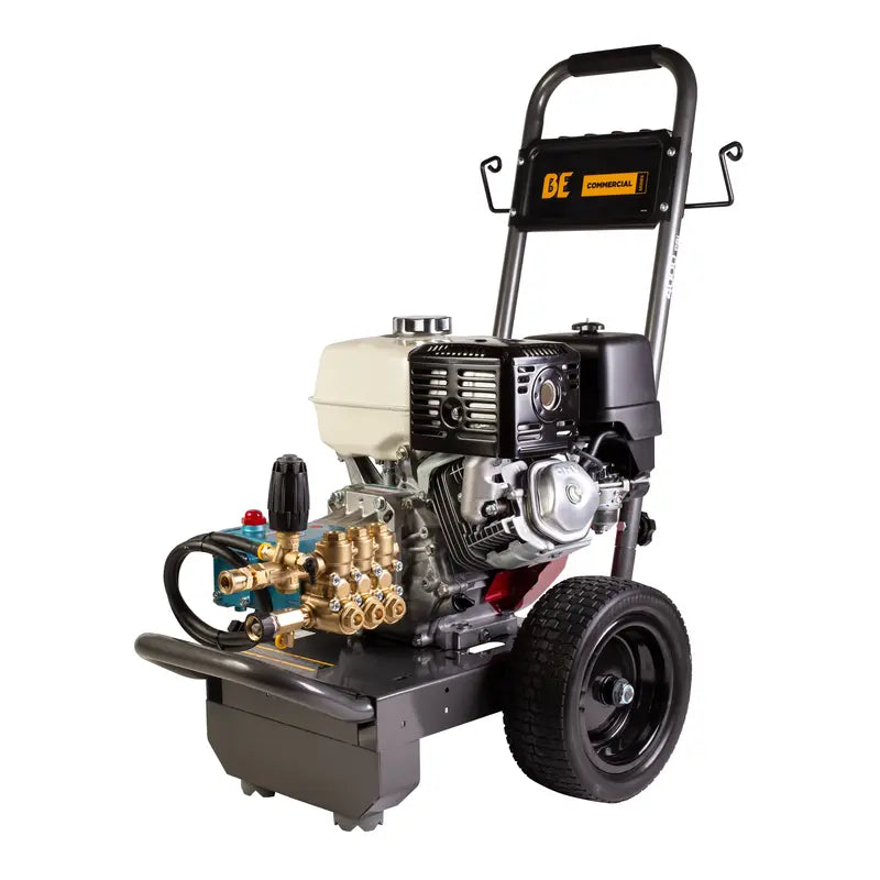 BE Gas-Powered Engine Cold Water Pressure Washer with Honda GX390 Engine and CAT Triplex Pump - Commercial Series