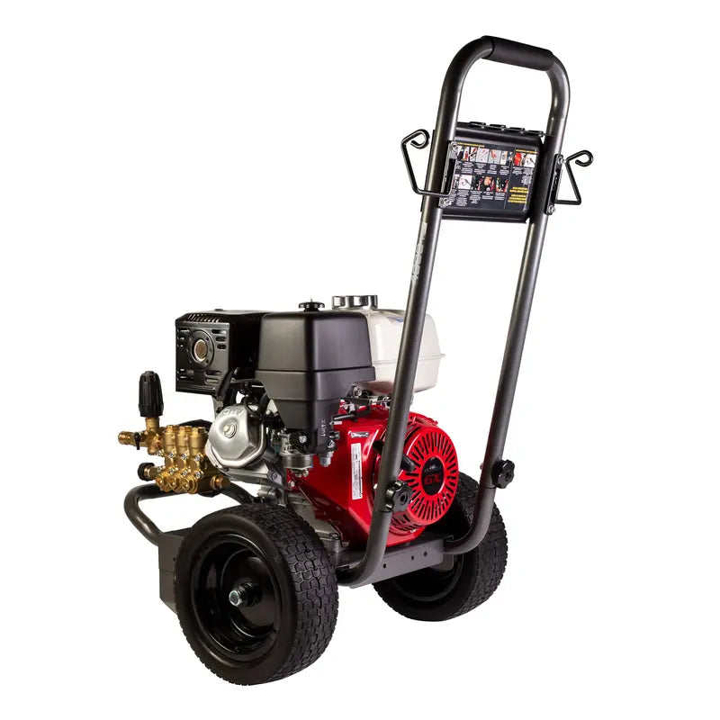 BE Gas-Powered Engine Cold Water Pressure Washer with Honda GX390 Engine and CAT Triplex Pump - Commercial Series