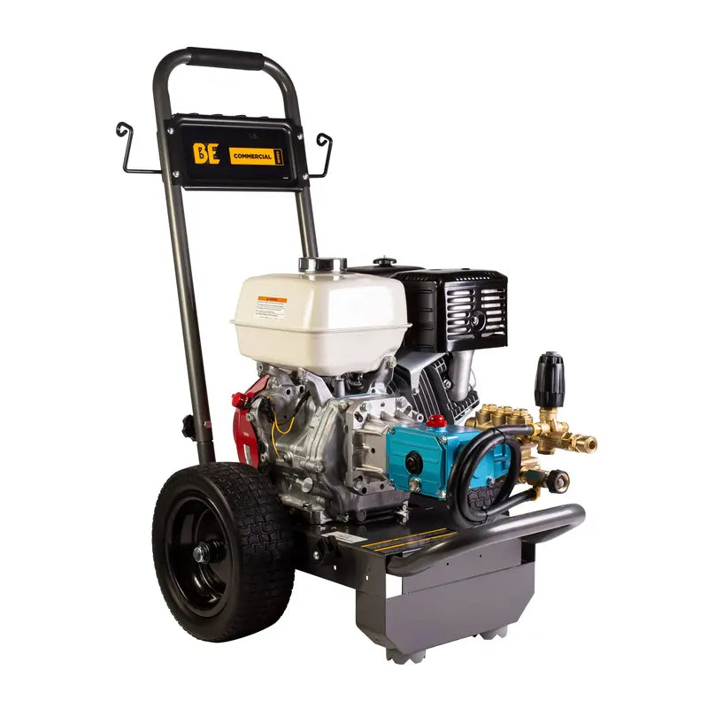 BE Gas-Powered Engine Cold Water Pressure Washer with Honda GX390 Engine and CAT Triplex Pump - Commercial Series