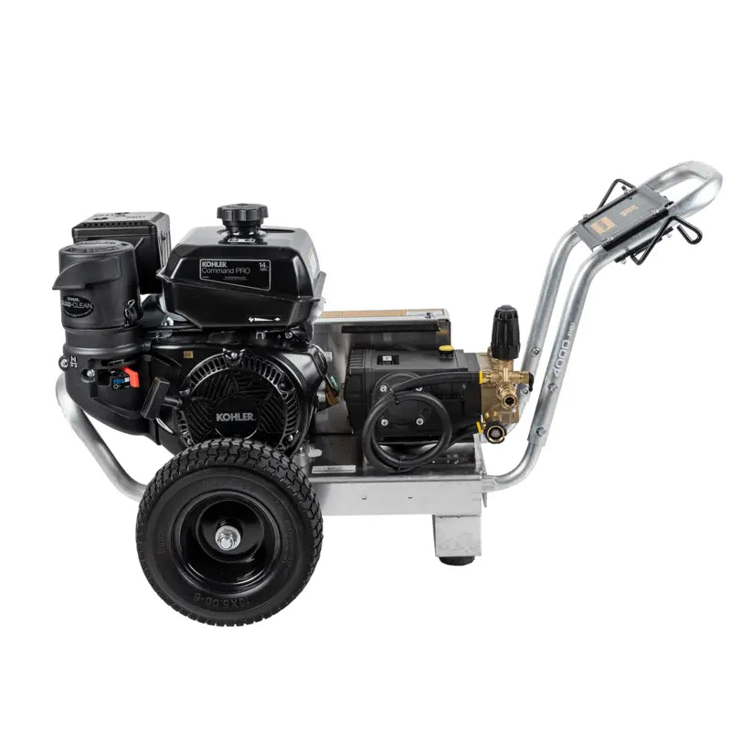 BE 4,000 PSI - 4.0 GPM Gas-Powered Engine Cold Water Pressure Washer with Kohler CH440 Engine and AR Triplex Pump - Industrial Series