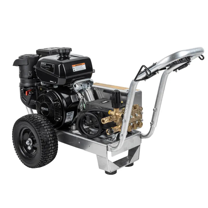 BE 4,000 PSI - 4.0 GPM Gas-Powered Engine Cold Water Pressure Washer with Kohler CH440 Engine and AR Triplex Pump - Industrial Series