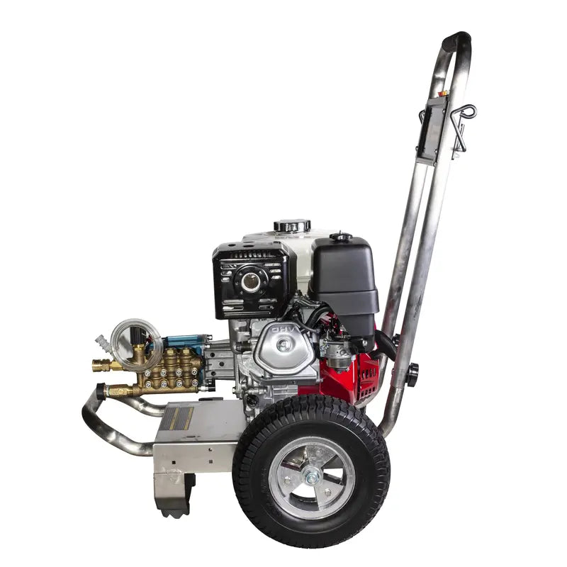 BE 4,200 PSI - 3.9 GPM Gas-Powered Engine Cold Water Pressure Washer with Honda GX390 Engine and CAT Triplex Pump - Commercial Series