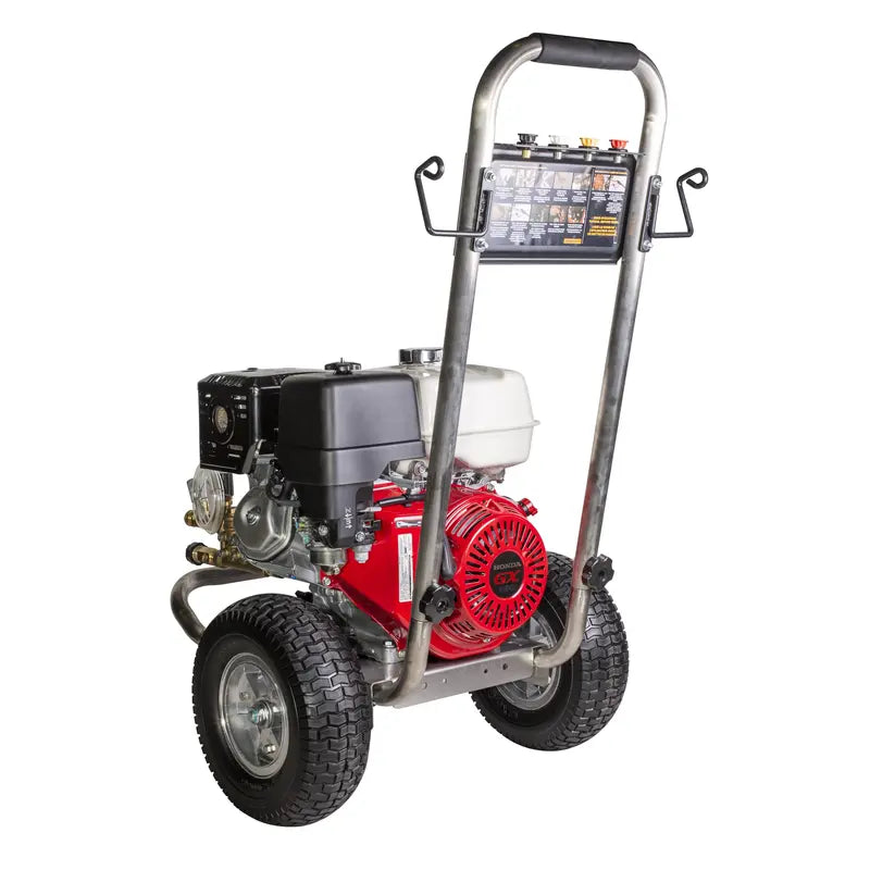 BE 4,200 PSI - 3.9 GPM Gas-Powered Engine Cold Water Pressure Washer with Honda GX390 Engine and CAT Triplex Pump - Commercial Series