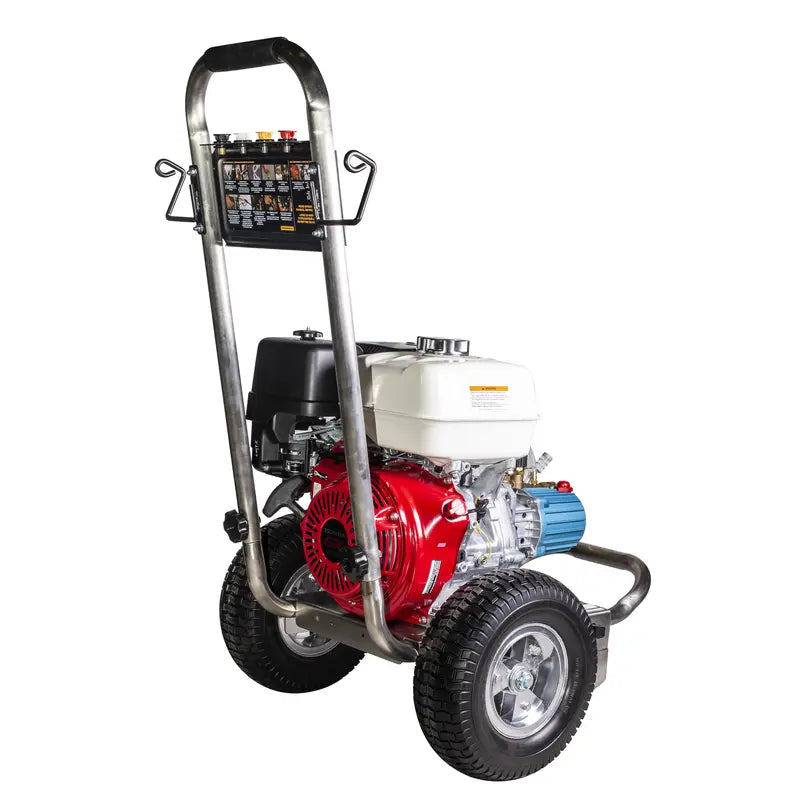BE 4,200 PSI - 3.9 GPM Gas-Powered Engine Cold Water Pressure Washer with Honda GX390 Engine and CAT Triplex Pump - Commercial Series