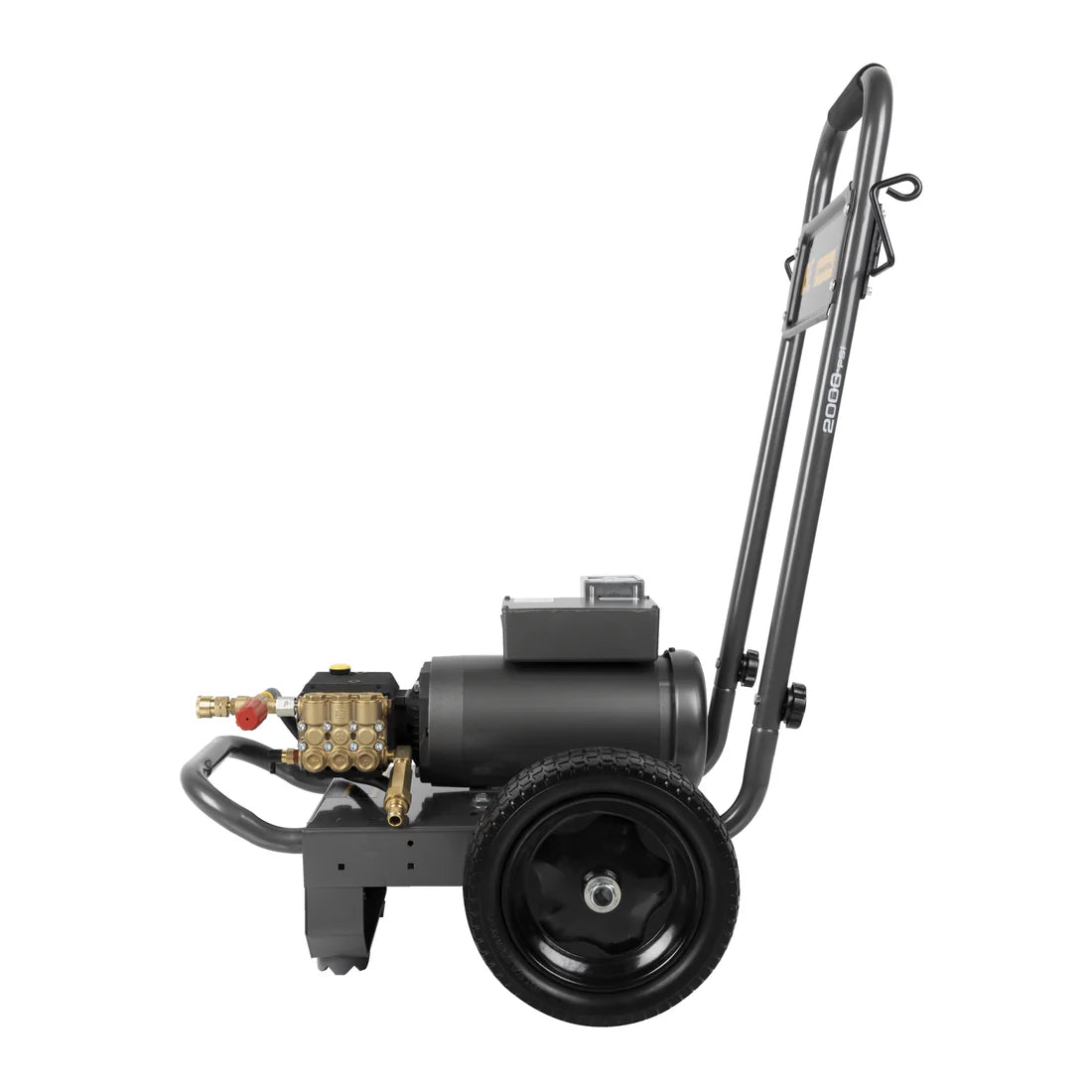 BE 2,000 PSI - 3.5 GPM Cyclone F125G Electric Pressure Washer with Baldor Motor and General Triplex Pump - Commercial Series