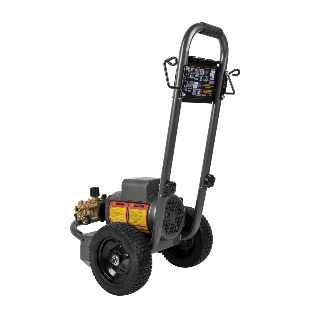 BE 1,100 PSI - 1.5 HP 2.0 GPM Falcon F124 Electric Pressure Washer with Baldor Motor and Triplex Axial Pump - Commercial Series