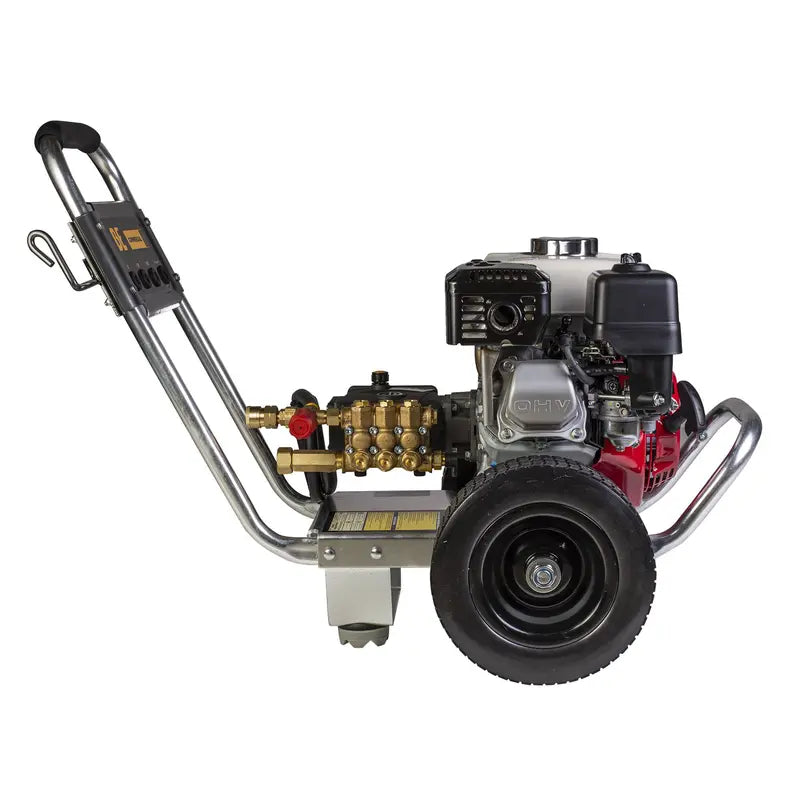 BE 2,500 PSI - 3.0 GPM Gas-Powered Engine Cold Water Pressure Washer with Honda GX200 Engine and AR Triplex Pump - Commercial Series