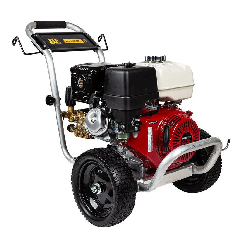 BE 2,500 PSI - 3.0 GPM Gas-Powered Engine Cold Water Pressure Washer with Honda GX200 Engine and AR Triplex Pump - Commercial Series