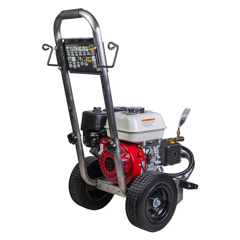 BE 2,500 PSI - 3.0 GPM Gas-Powered Engine Cold Water Pressure Washer with Honda GX200 Engine and Comet Triplex Pump - Commercial Series