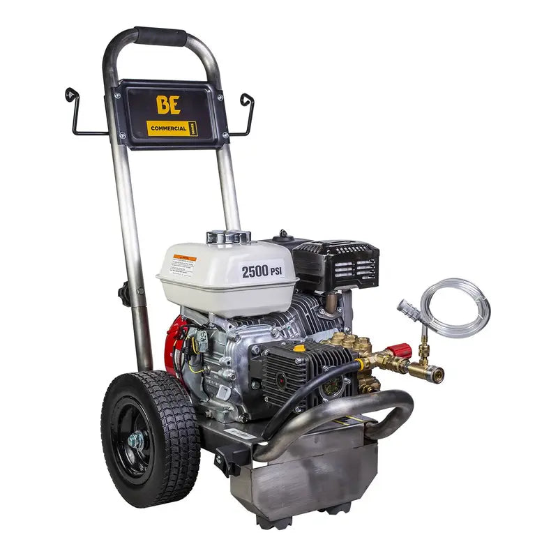 BE 2,500 PSI - 3.0 GPM Gas-Powered Engine Cold Water Pressure Washer with Honda GX200 Engine and Comet Triplex Pump - Commercial Series