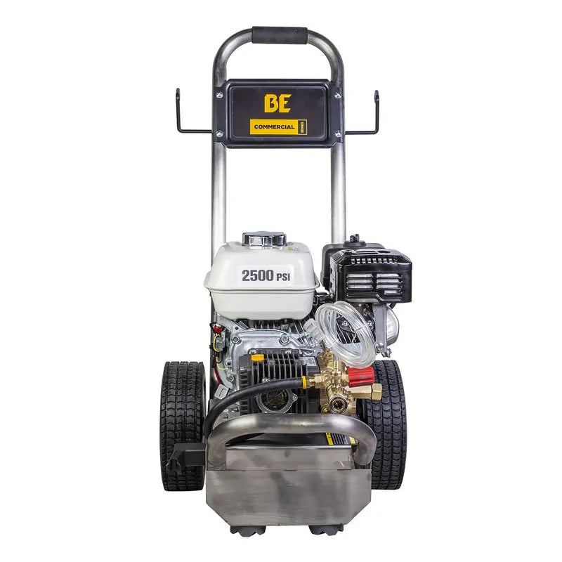 BE 2,500 PSI - 3.0 GPM Gas-Powered Engine Cold Water Pressure Washer with Honda GX200 Engine and Comet Triplex Pump - Commercial Series