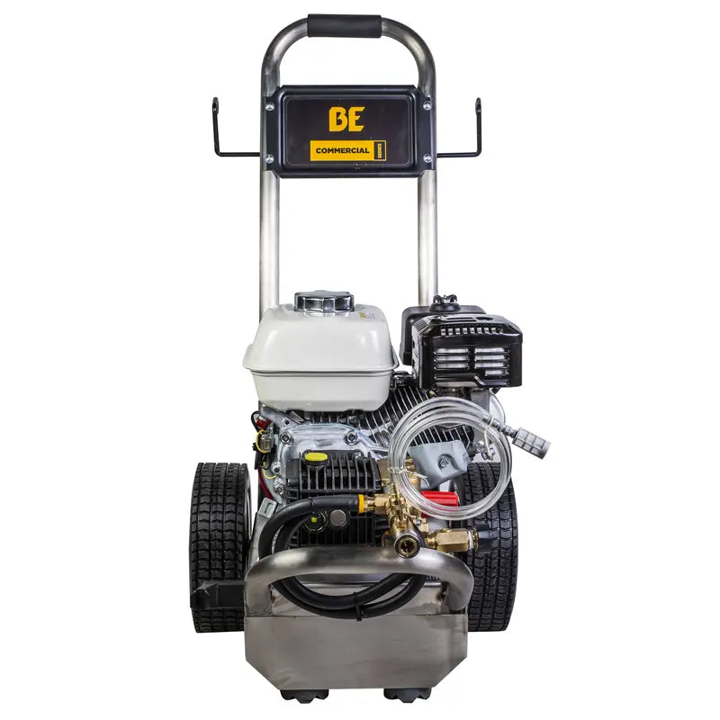 BE 2,500 PSI - 3.0 GPM Gas-Powered Engine Cold Water Pressure Washer with Honda GX200 Engine and General Triplex Pump - Commercial Series