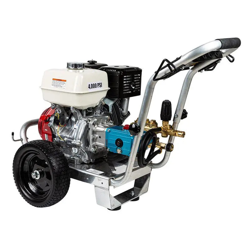 BE 4,000 PSI - 4.0 GPM Gas-Powered Engine Cold Water Pressure Washer with Honda GX390 Engine and CAT Triplex Pump - Commercial Series