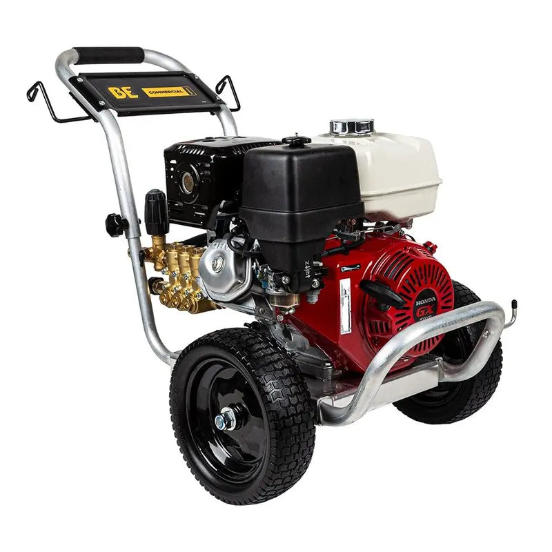 BE 4,000 PSI - 4.0 GPM Gas-Powered Engine Cold Water Pressure Washer with Honda GX390 Engine and CAT Triplex Pump - Commercial Series