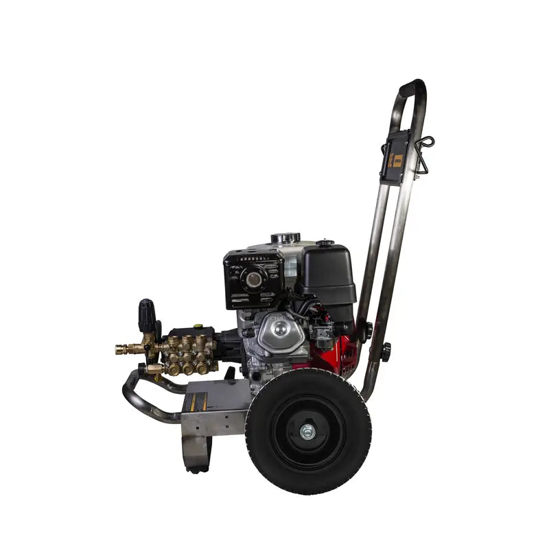 BE 4,000 PSI - 4.0 GPM Gas-Powered Engine Cold Water Pressure Washer with Honda GX390 Engine and General Triplex Pump - Commercial Series