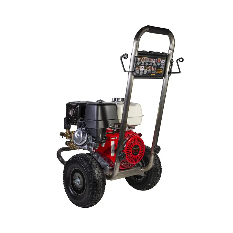 BE 4,000 PSI - 4.0 GPM Gas-Powered Engine Cold Water Pressure Washer with Honda GX390 Engine and General Triplex Pump - Commercial Series