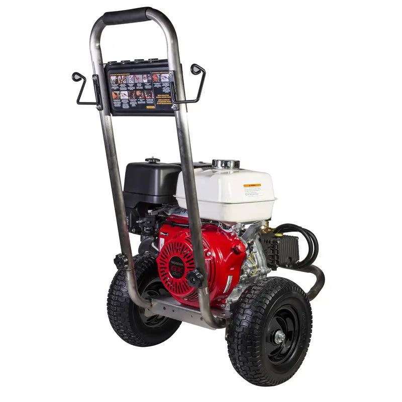 BE 4,000 PSI - 4.0 GPM Gas-Powered Engine Cold Water Pressure Washer with Honda GX390 Engine and General Triplex Pump - Commercial Series