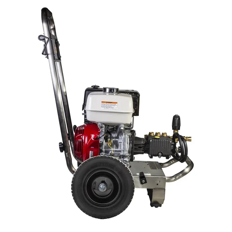 BE 4,000 PSI - 4.0 GPM Gas-Powered Engine Cold Water Pressure Washer with Honda GX390 Engine and General Triplex Pump - Commercial Series