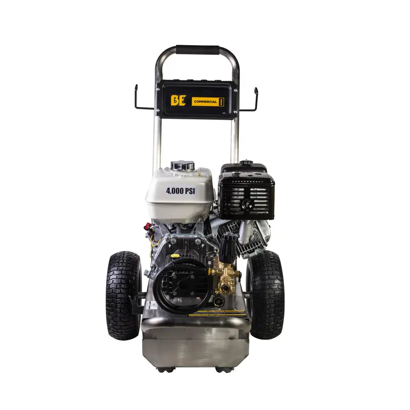 BE 4,000 PSI - 4.0 GPM Gas-Powered Engine Cold Water Pressure Washer with Honda GX390 Engine and General Triplex Pump - Commercial Series
