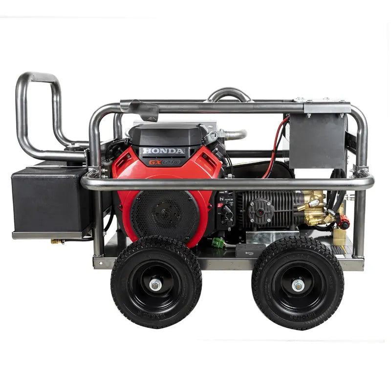 BE 5,000 PSI - 5.0 GPM Gas-Powered Engine Cold Water Pressure Washer with Honda GX690 Engine and Comet Triplex Pump - Industrial Series