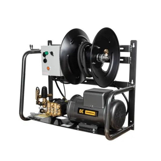 BE 2,000 PSI - 4.0 GPM Hurricane Electric Pressure Washer with Baldor Motor and AR Triplex Pump - Commercial Series