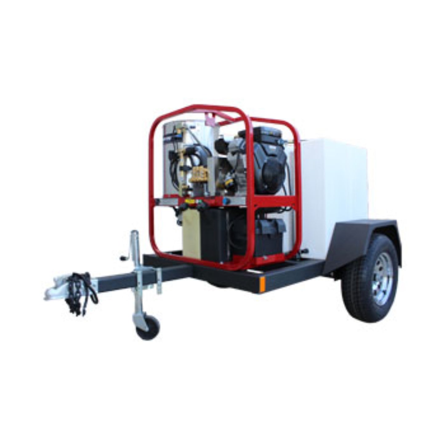 Pressure Pro Hot Water Pressure Washer Single Axle Trailer (Dirt Laser Series)