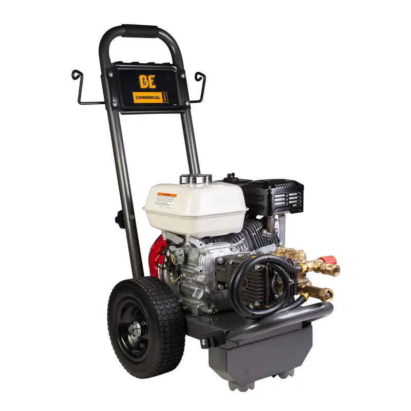 BE 2,500 PSI - 3.0 GPM Gas-Powered Engine Cold Water Pressure Washer with Honda GX200 Engine and Comet Triplex Pump - Commercial Series