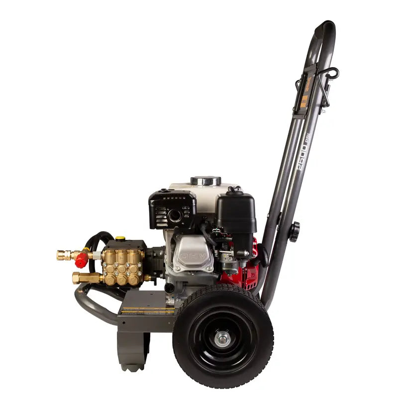 BE 2,500 PSI - 3.0 GPM Gas-Powered Engine Cold Water Pressure Washer with Honda GX200 Engine and General Triplex Pump - Commercial Series