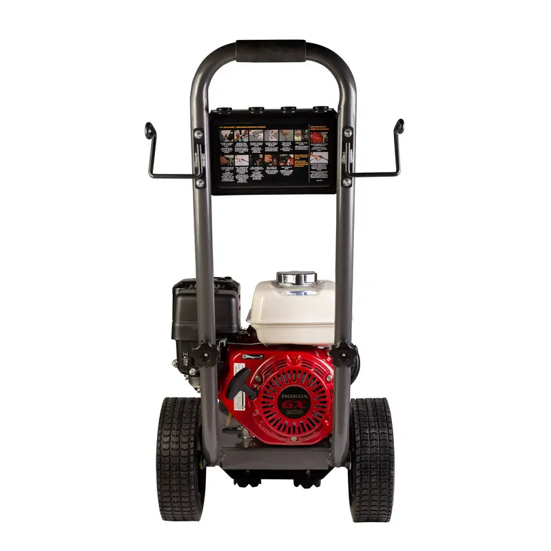 BE 2,500 PSI - 3.0 GPM Gas-Powered Engine Cold Water Pressure Washer with Honda GX200 Engine and General Triplex Pump - Commercial Series