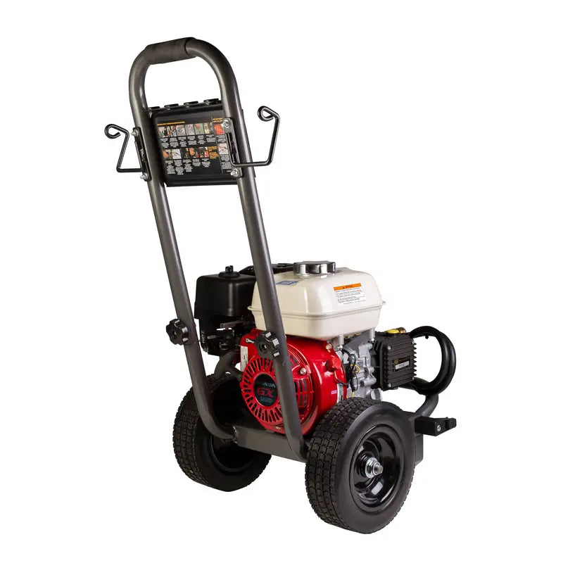 BE 2,500 PSI - 3.0 GPM Gas-Powered Engine Cold Water Pressure Washer with Honda GX200 Engine and General Triplex Pump - Commercial Series