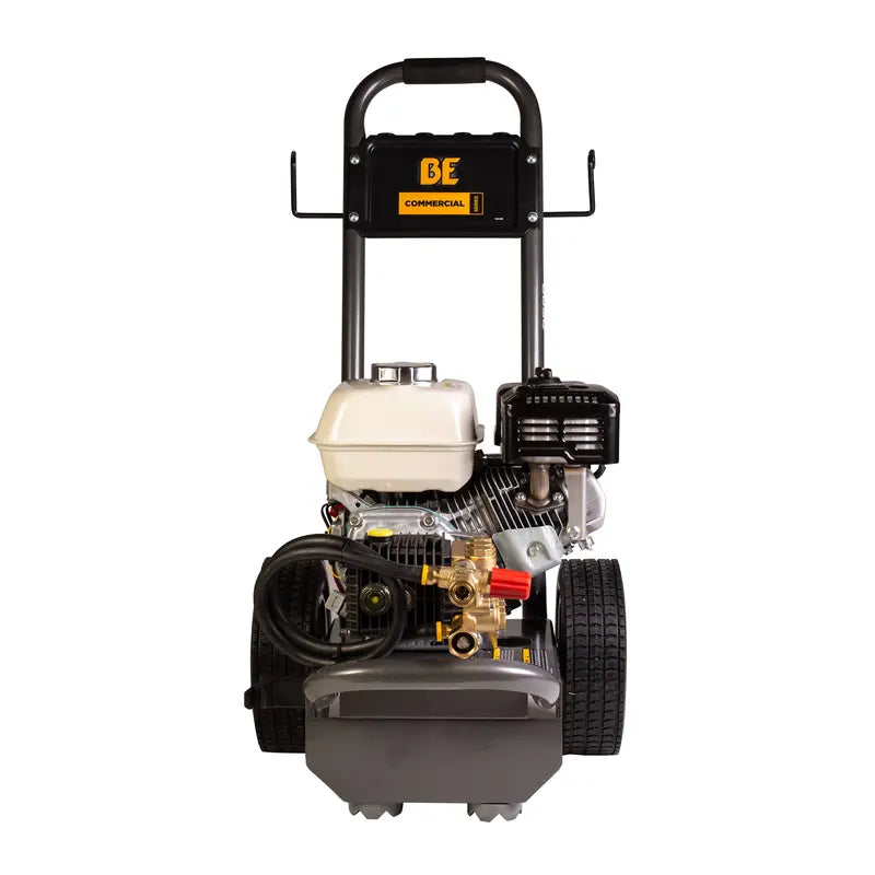 BE 2,500 PSI - 3.0 GPM Gas-Powered Engine Cold Water Pressure Washer with Honda GX200 Engine and General Triplex Pump - Commercial Series