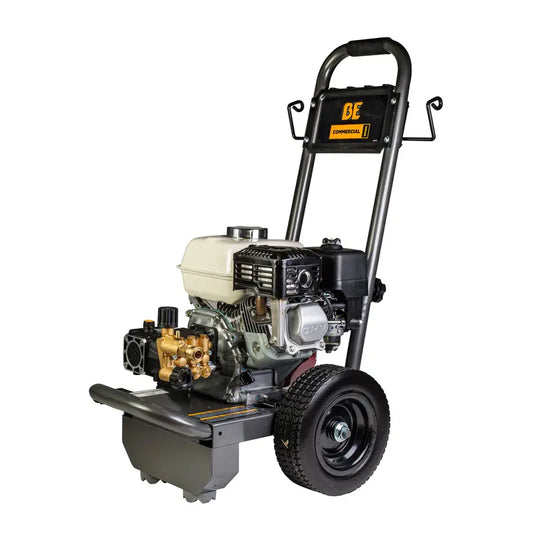 BE 3,200 PSI - 2.4 GPM Gas-Powered Engine Cold Water Pressure Washer with Honda GX200 Engine and AR Triplex Pump - Commercial Series