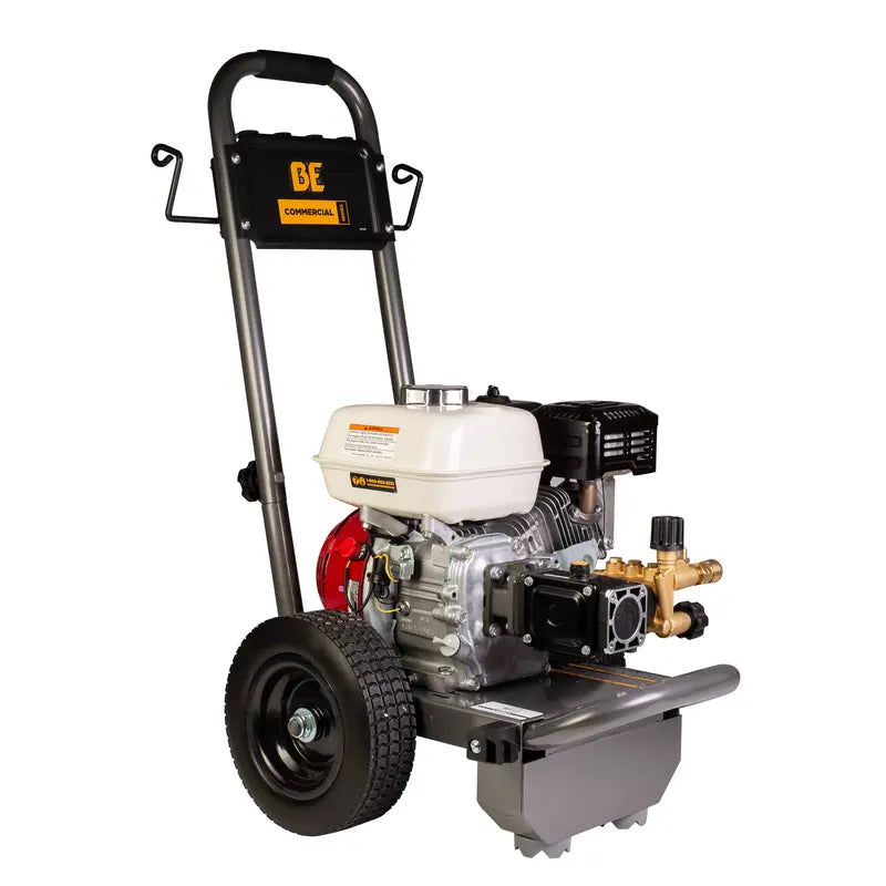 BE 3,200 PSI - 2.4 GPM Gas-Powered Engine Cold Water Pressure Washer with Honda GX200 Engine and AR Triplex Pump - Commercial Series