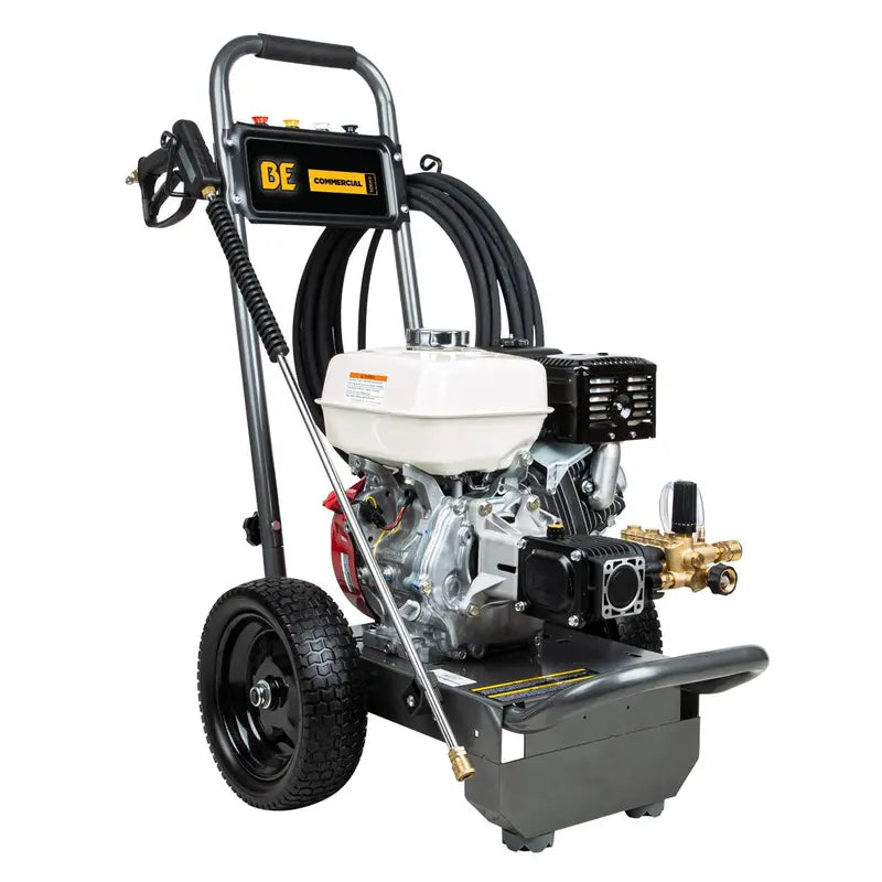 BE Gas-Powered Engine Cold Water Pressure Washer with Honda GX270 Engine and AR Triplex Pump - Commercial Series